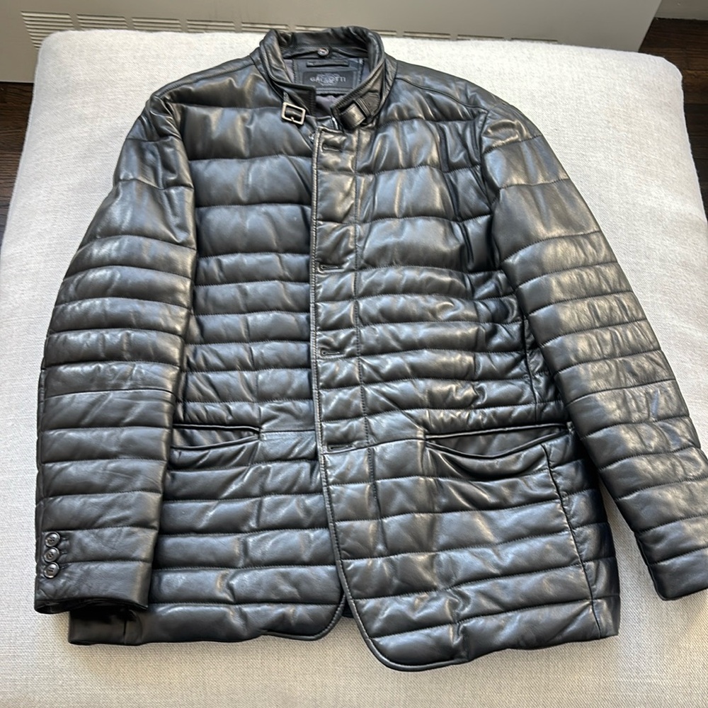 Gallotti leather jacket, size 56